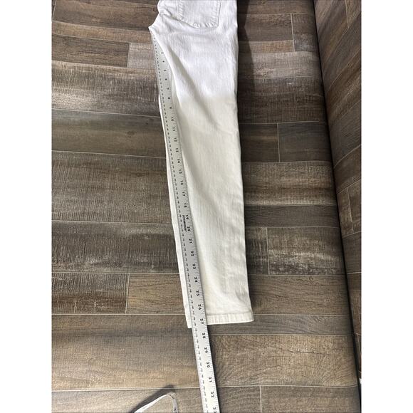 Guess Brittney Skinny Ankle Length White Pants Size 27 - Picture 11 of 11